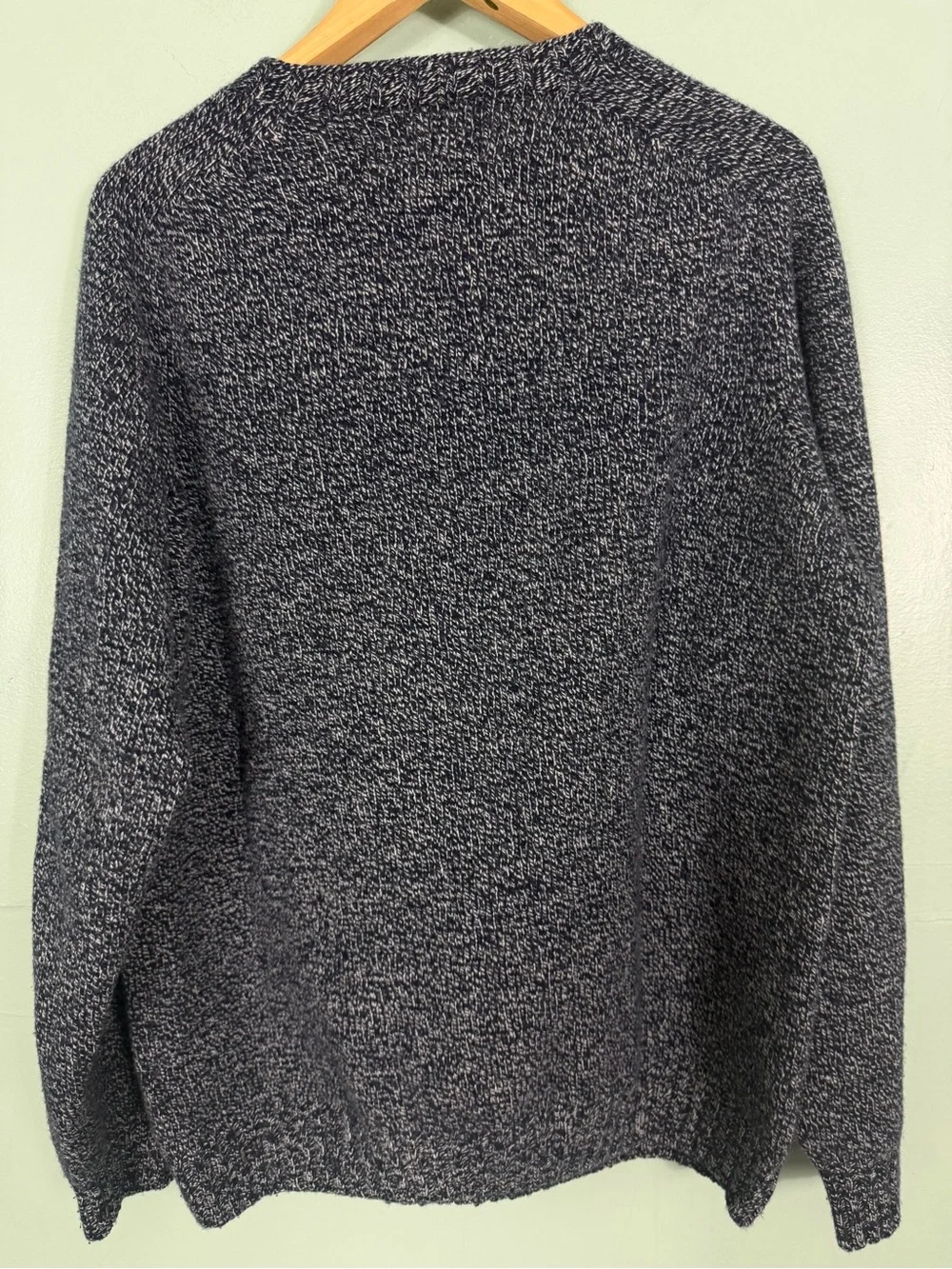 Filson Men’s 4GG Crewneck Sweater Navy Marled 100% Wool XL Pullover_6